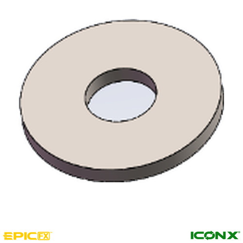 Flat Washer M5, 15x5.3x1.0 for EPIC Golf Carts, HW-EP749