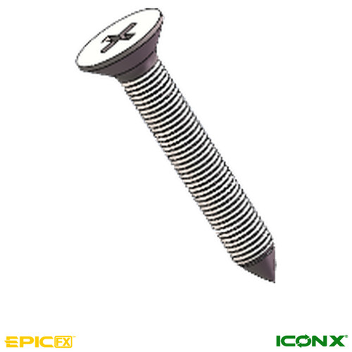 Cross Recessed Countersunk Self-Tapping Screw for EPIC E40FX Golf Carts, HW-EPFX1050