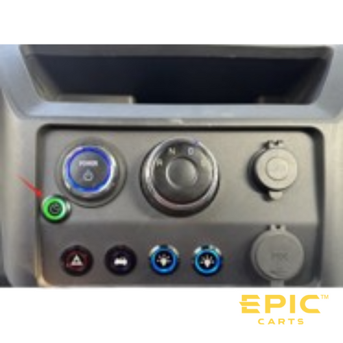 Turn Off Button Kit for EPIC E20FX, E40FX, E60FX and ICON i20X,i40X, i60LX Golf Carts, ELE-EPFX269, 2103024021