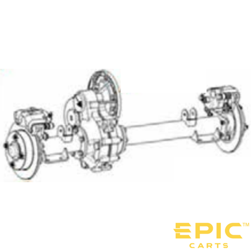 14:1 Rear Axle Assembly for EPIC E40L, E40FL, E60L Golf Carts, AXEL-EP233, 3105012307