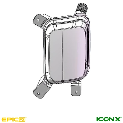 Passenger Side (Right) Rear Lights Assemble for EPIC E20FX, E40FX, E60FX and ICON i20X, i40X, i60LX Golf Carts, LIGHT-ICFX528, 3208059461
