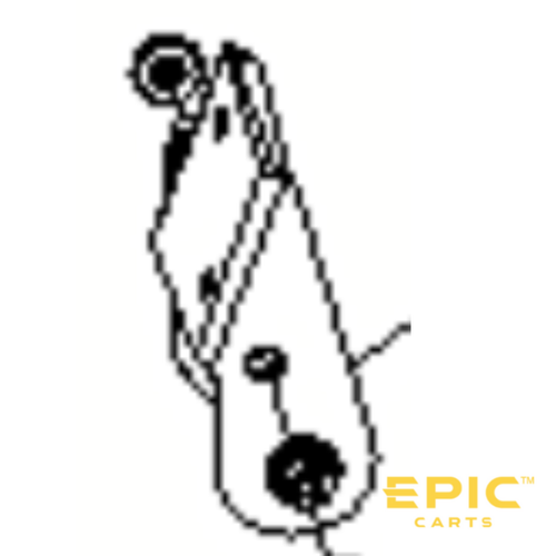 Central Control Door Lock Fixing Plate for EPIC E40FX Golf Carts for EPIC E40FX Golf Carts, BD-EPFX487, 3304031259