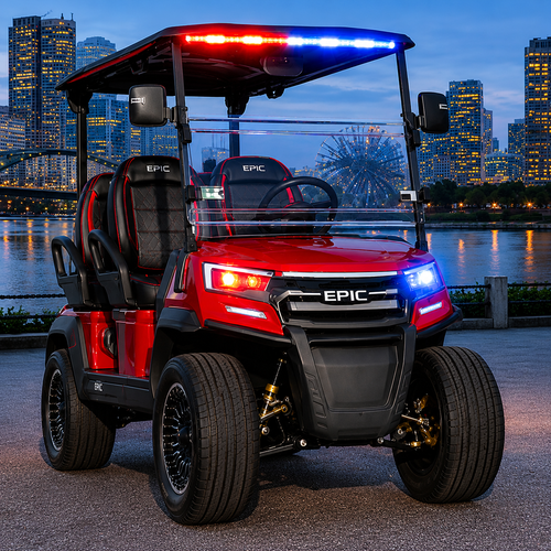 Police Lights for EPIC E20FX, E40FX and E60FX Golf Carts, LIGHT-EPFX551, 2103024835