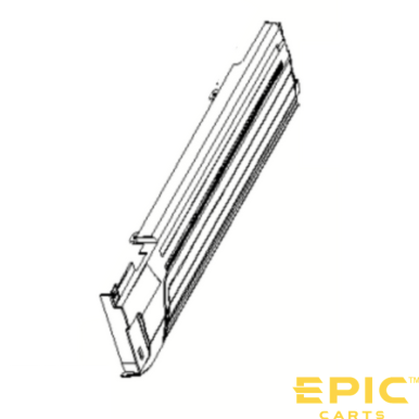 Driver Side (Left) Front Side Skirt for EPIC E20FX, E40FX, E60FX Golf Carts, BD-EPFX498, 3401014253