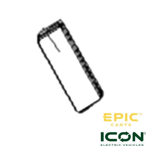Front Side Reflector for E20FX, E40FX, E60FX and ICON i20X, i40X, i60LX Golf Carts, LIGHT-ICFX526, 3208020122