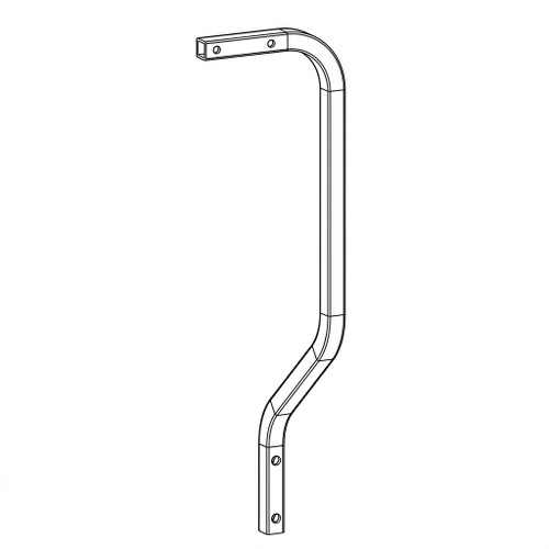 Driver Side (Left) Top Roof Rear Support for ICON Golf Carts, TOP-603-PR, 2.03.108.000023