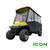 Sunbrella Jet Black Track-Style Canvas Enclosure for ICON i60, i60L Golf Cart, ECL-706-IC