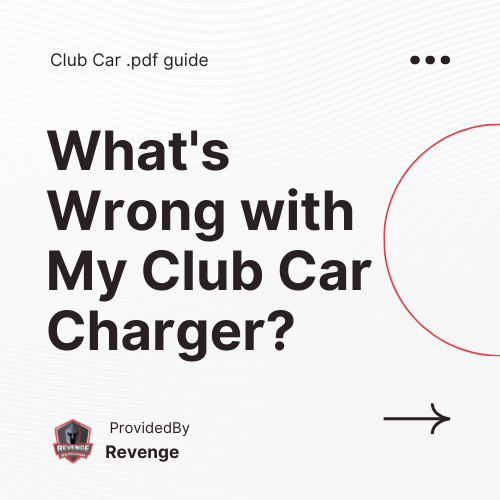 Club Car smart charger troubleshoot guide