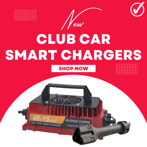 revenge club car smart golf cart  charger image