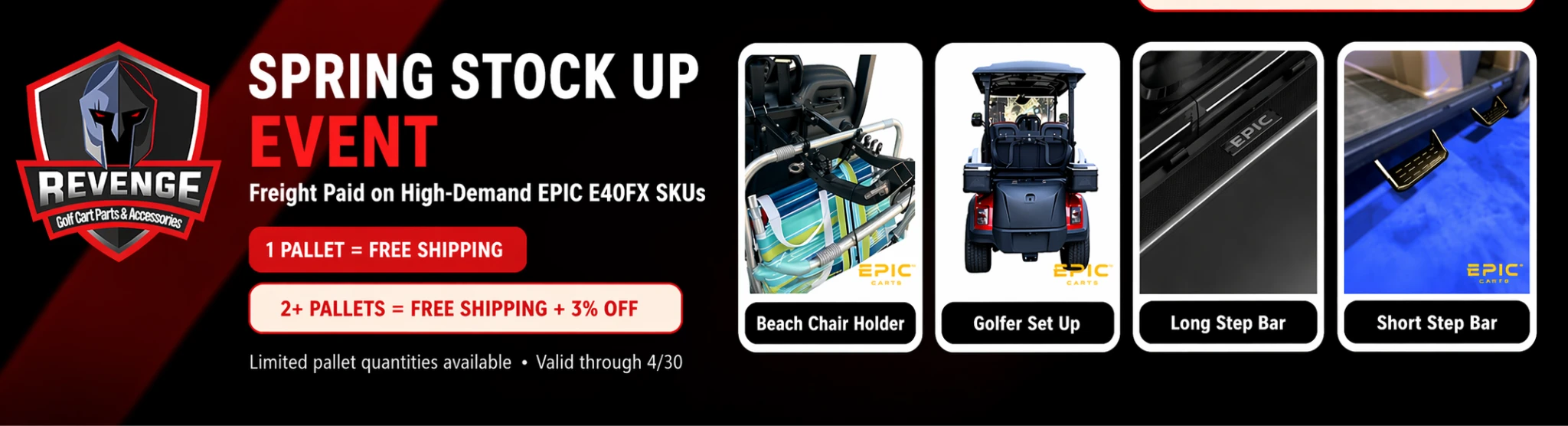 Spring Stock Up Event