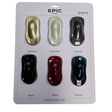 EPIC E40FX Color Display Chart, DIS-EPFX501