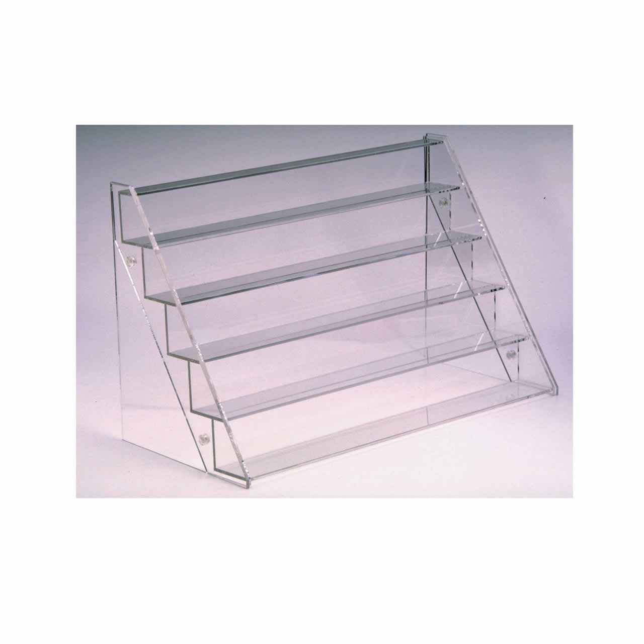 Buy SKADEAcrylic Display Case with Led Light 5 Level Stand, Clear
