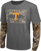 Youth Camo Layered Tennessee Volunteers Vols UT Long Sleeve Tee