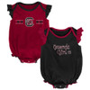 South Carolina Gamecocks Creeper 2 Pack Homecoming Bodysuit Set