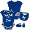 Air Force Academy Falcons Creeper, Bib and Bootie Set Infant Girls