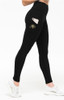 Women's University of Colorado Buffaloes Black Yoga Pants iLeggings Pocket