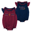 Cleveland Cavaliers Creeper 2 Pack Homecoming Bodysuit Set