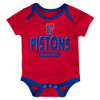 Detroit Pistons Infant Creeper Set Lil Tailgater 3 Pack