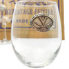 University of Maryland Terps Goblet Set Stemmed and Stemless Wine Set