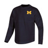 Girls University of Michigan Wolverines Oversized Spirit Fan Jersey Shirt