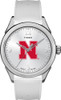 Nebraska Cornhuskers Ladies Silcone Athena Timex Watch