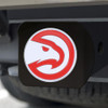 Black Atlanta Hawks Hitch Cover with Color Emblem