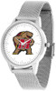 University of Maryland Terps Watch Silver Mesh Statement Wristwatch