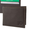 Boise State Broncos Billfold Genuine Leather Bifold Wallet