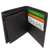 Boise State Broncos Billfold Genuine Leather Bifold Wallet