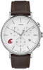 Mens Washington State University Watch Chronograph Leather Band Watch