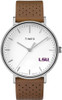 Womens Timex LSU Tigers Louisiana State Watch Bright Whites Leather