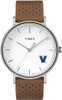 Womens Timex Villanova University Watch Bright Whites Leather