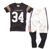 Boys Auburn University Tigers Pajamas SS Football Jersey PJs