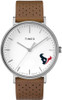 Womens Timex Houston Texans Watch Bright Whites Leather