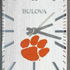 Women's LSU Tigers Louisiana State Bulova Silver Rectangle Watch