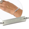 Women's Georgia Tech GT Bracelet Silver Bar Bracelet