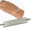 Women's University of Oklahoma Sooners Bracelet Silver Bar Bracelet