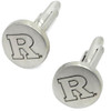 Rutgers University Cuff Links Silver Cufflink Set