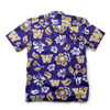 Men's University of Washington Floral Shirt Button Up Beach Shirt