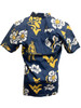 Men's University of Washington Floral Shirt Button Up Beach Shirt