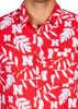 Men's Nebraska Cornhuskers Hawaiian Shirt Palm Leaves Beach Shirt