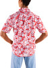 Men's Alabama Crimson Tide Bama Hawaiian Shirt Hibiscus Beach Shirt