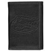 University of Florida Gators Leather Tri-Fold Wallet Black Trifold