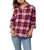 Women's South Carolina Gamecocks Flannel Boyfriend Weekender Plaid Shirt