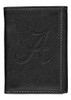 Alabama Crimson Tide Bama Leather Tri-Fold Wallet Black Trifold