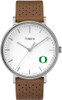 Womens Timex University of Oregon Ducks Watch Bright Whites Leather