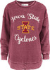 Women's Iowa State Cyclones Sweatshirt Vintage Poncho Fleece