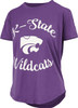 Women's Kansas State University Short Sleeve TShirt Cotton SS Tee