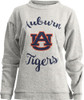 Womens Auburn University Tigers Sweatshirt Comfy Terry L/S Crew