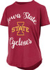 Women's Iowa State Cyclones Short Sleeve TShirt Cotton SS Tee